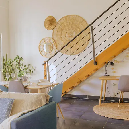 Duplex La Halte Trevoltienne - 2 Climatisee - 4 Lits 아파트 Trévoux